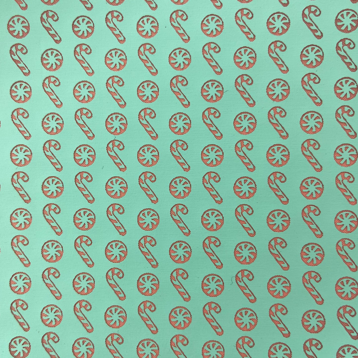 Candy Canes and Peppermints Holiday Winter Christmas Silk Screen Stencil for Polymer Clay, Art Jewelry, Mixed Media