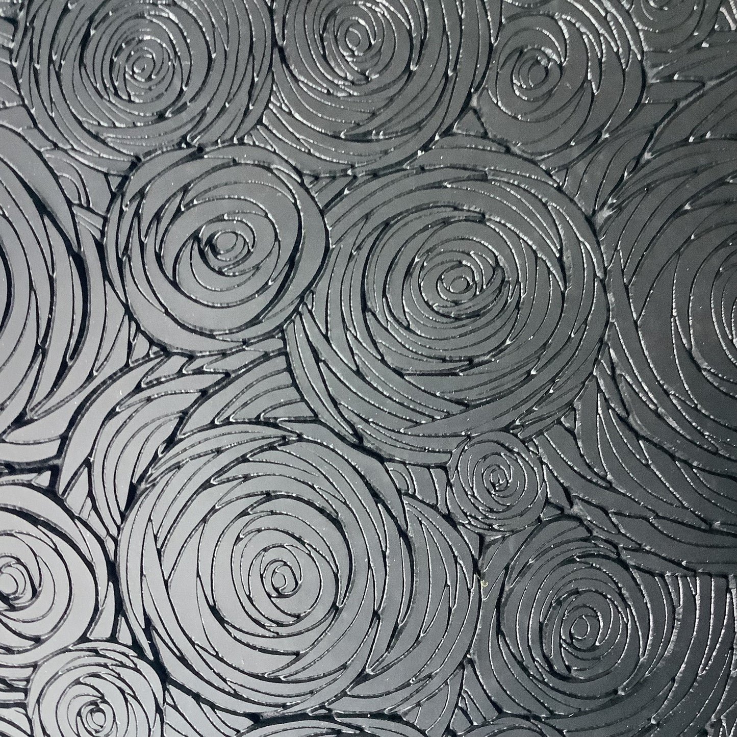 Cottage Rose Rubber Stamp Texture Sheet Mat for polymer clay metal clay mixed media art