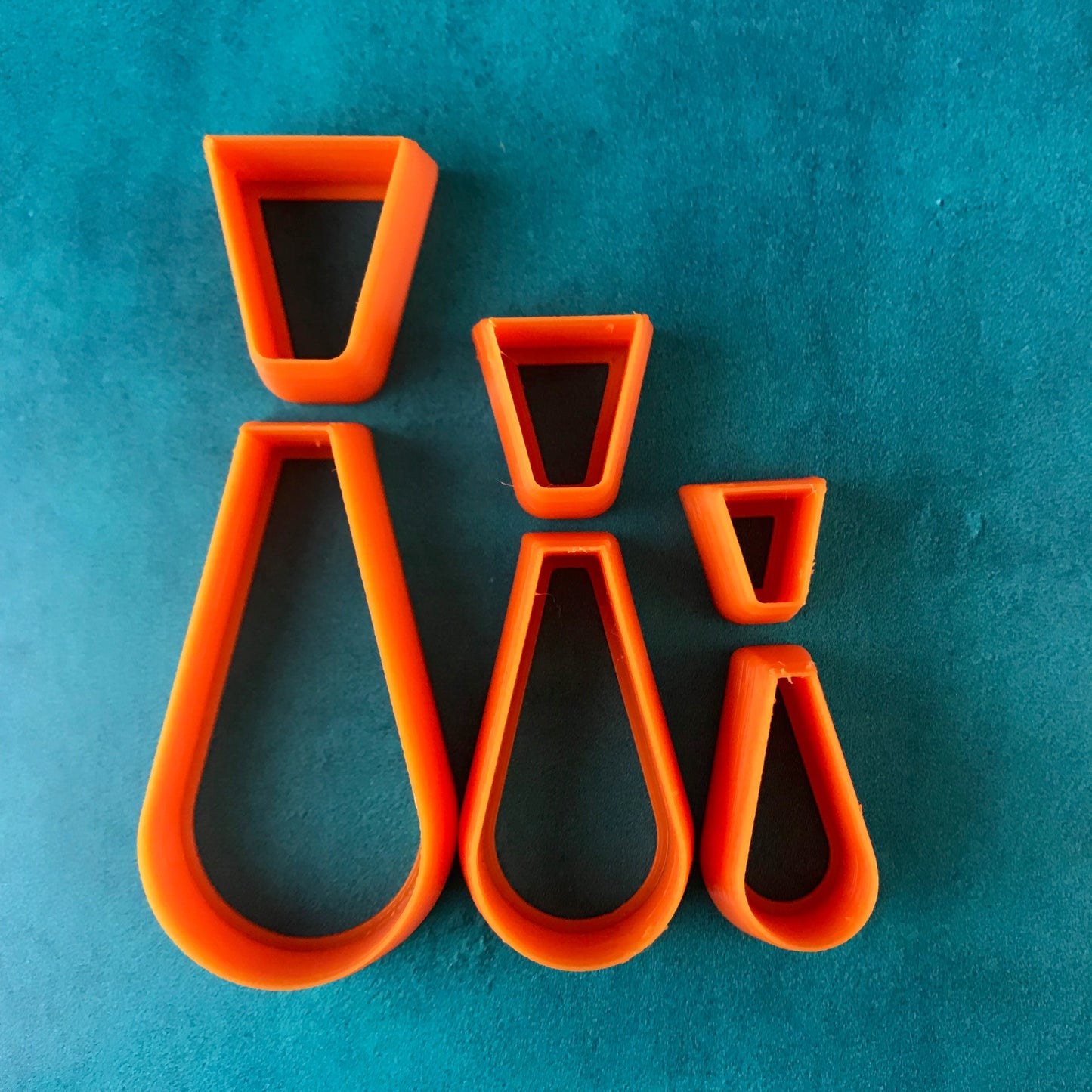 Drop Collar polymer clay cutter set earring pendant jewelry sharp cutters