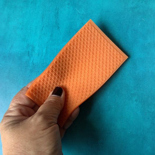 Falling Stars Texture Mat – Silicone Star Pattern for Polymer Clay, UV Resin & Liquid Clay | Great for 4th of July Crafts