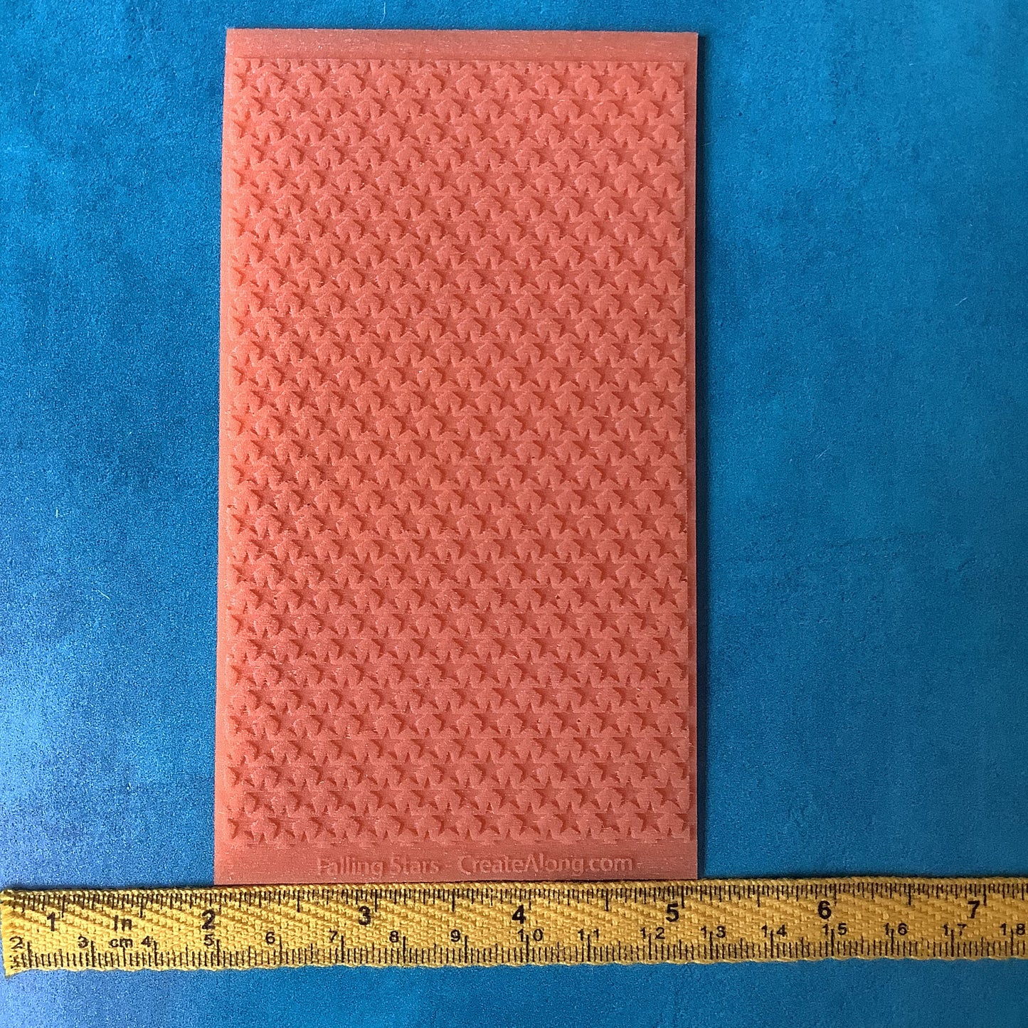 Falling Stars Texture Mat – Silicone Star Pattern for Polymer Clay, UV Resin & Liquid Clay | Great for 4th of July Crafts
