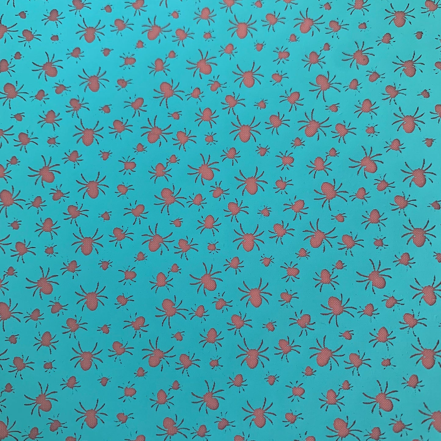 Scattered Spiders Halloween Silk Screen Stencil for Polymer Clay, Art Jewelry, Mixed Media