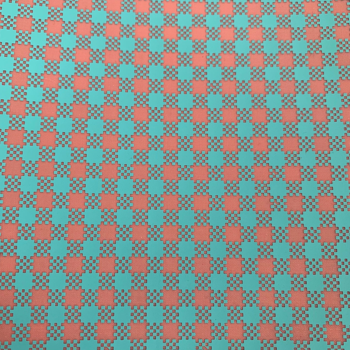 Silk Screen Buffalo Plaid Checkered Stencil for Polymer Clay, Art Jewelry, Mixed Media