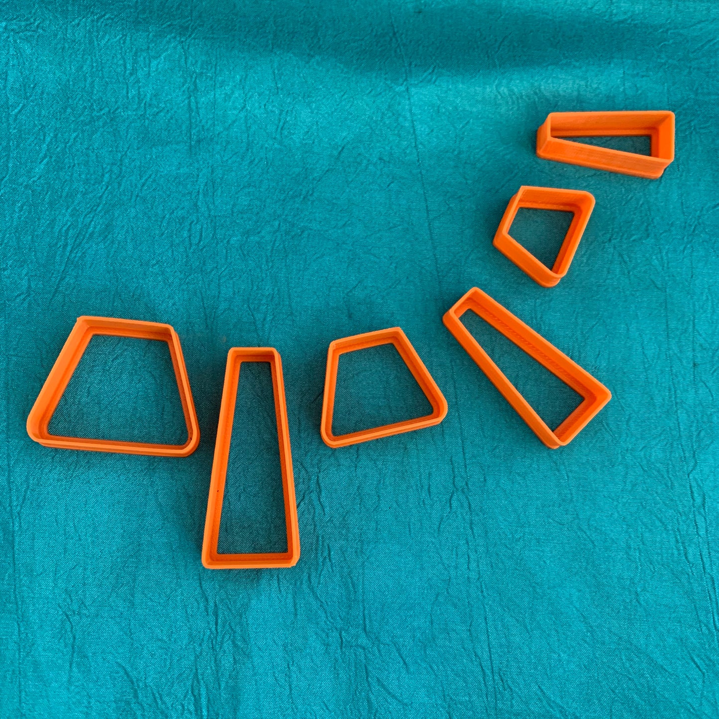 Egyptian graduated Collar necklace Jewelry Sized set of 6 Polymer Clay Cutters - Polymer Clay TV tutorial and supplies