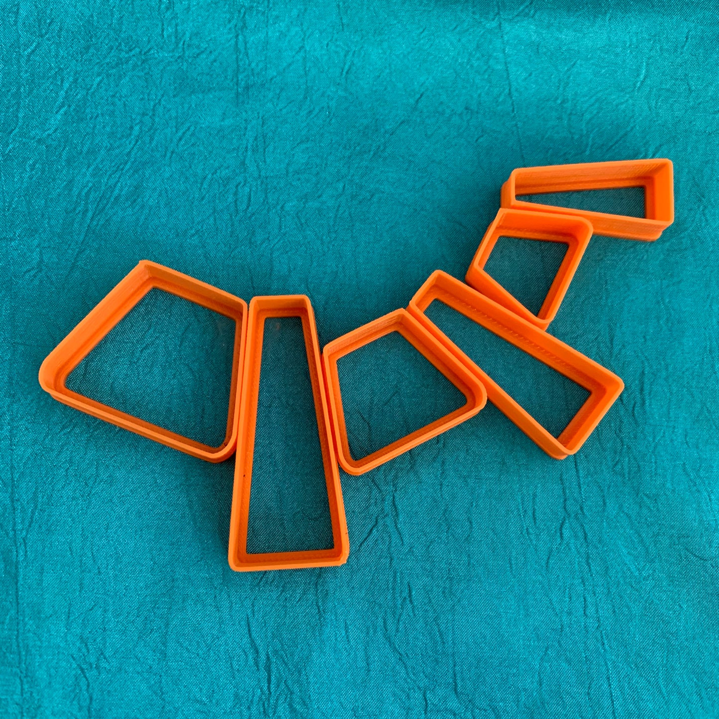 Egyptian graduated Collar necklace Jewelry Sized set of 6 Polymer Clay Cutters - Polymer Clay TV tutorial and supplies