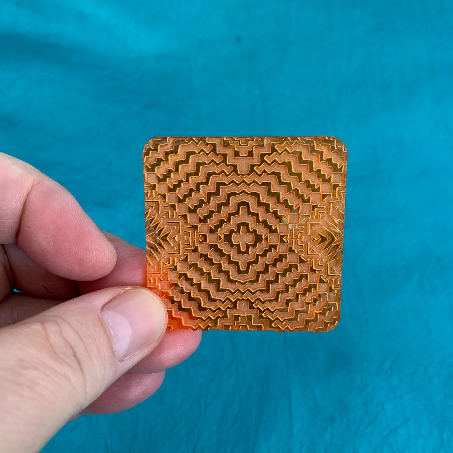 Tribal Vibes Deco Disc Tiles Stamp and Texture Pattern Designs for polymer clay