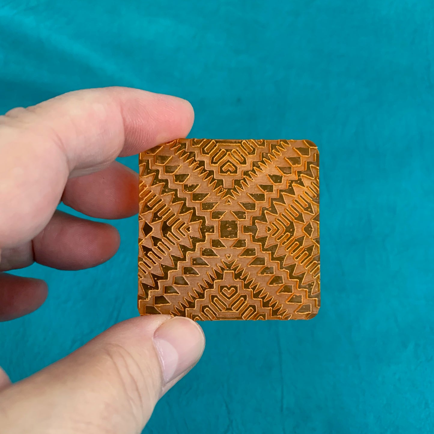 Tribal Vibes Deco Disc Tiles Stamp and Texture Pattern Designs for polymer clay