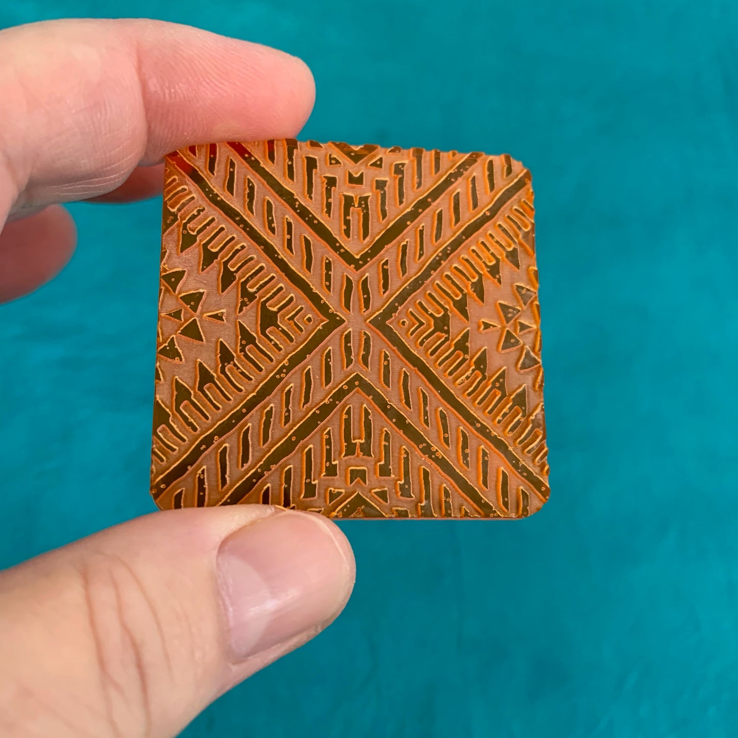 Tribal Vibes Deco Disc Tiles Stamp and Texture Pattern Designs for polymer clay