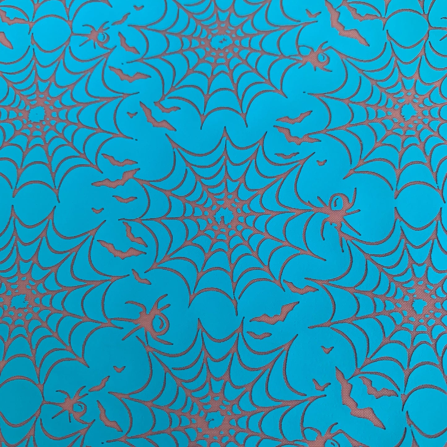 Silk Screen Spider Webs Stencil for Polymer Clay, Art Jewelry, Mixed Media