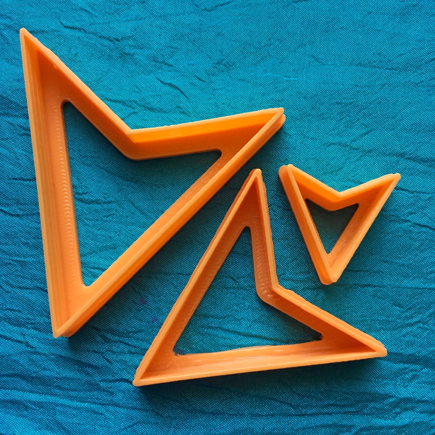 Arrow Head Jewelry Sized set of 3 polymer clay Cutters - Polymer Clay TV tutorial and supplies