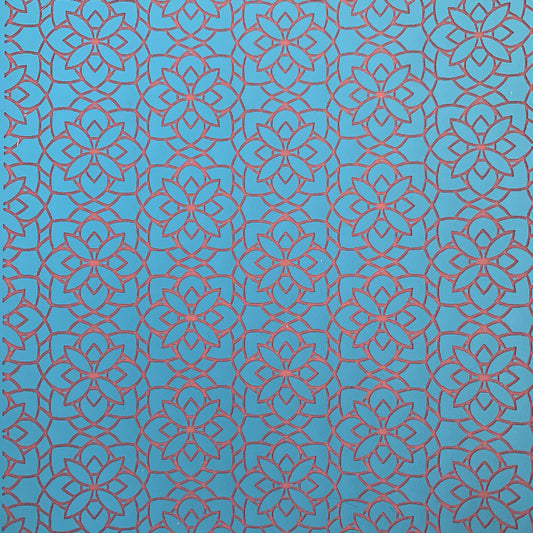 Silk Screen Morning Meditation mandala Stencil for Polymer Clay, Art Jewelry, Mixed Media