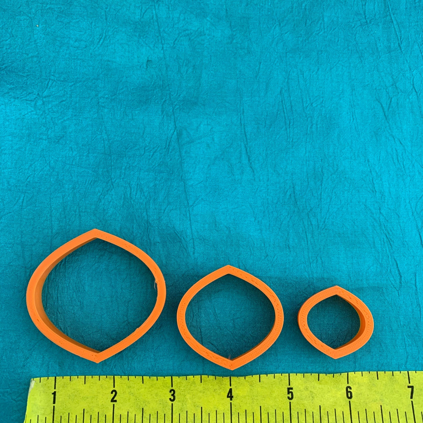 Wide Diamond Marquis polymer clay art jewelry pendant cutter set of 3 - Polymer Clay TV tutorial and supplies