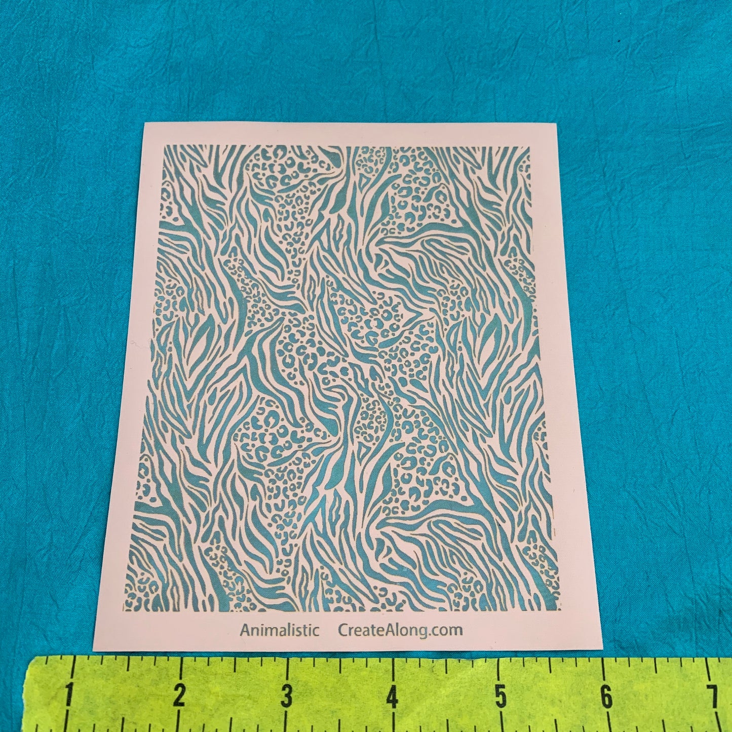 Silk Screen Animalistic Zebra and Leopard Print Stencil For Polymer Clay - Polymer Clay TV tutorial and supplies