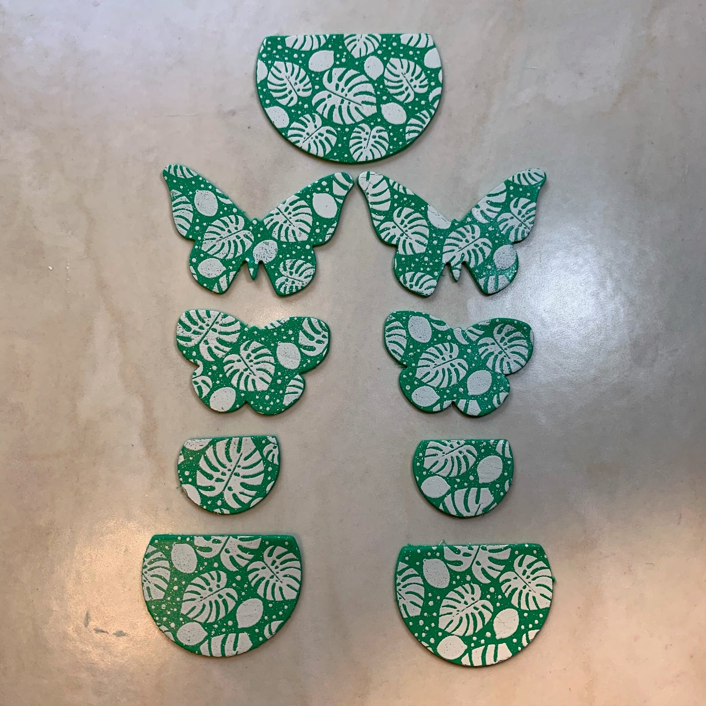 Lisa Pavelka Graduated Butterflies #2 designer Cutters for Polymer Clay Mixed Media jewelry