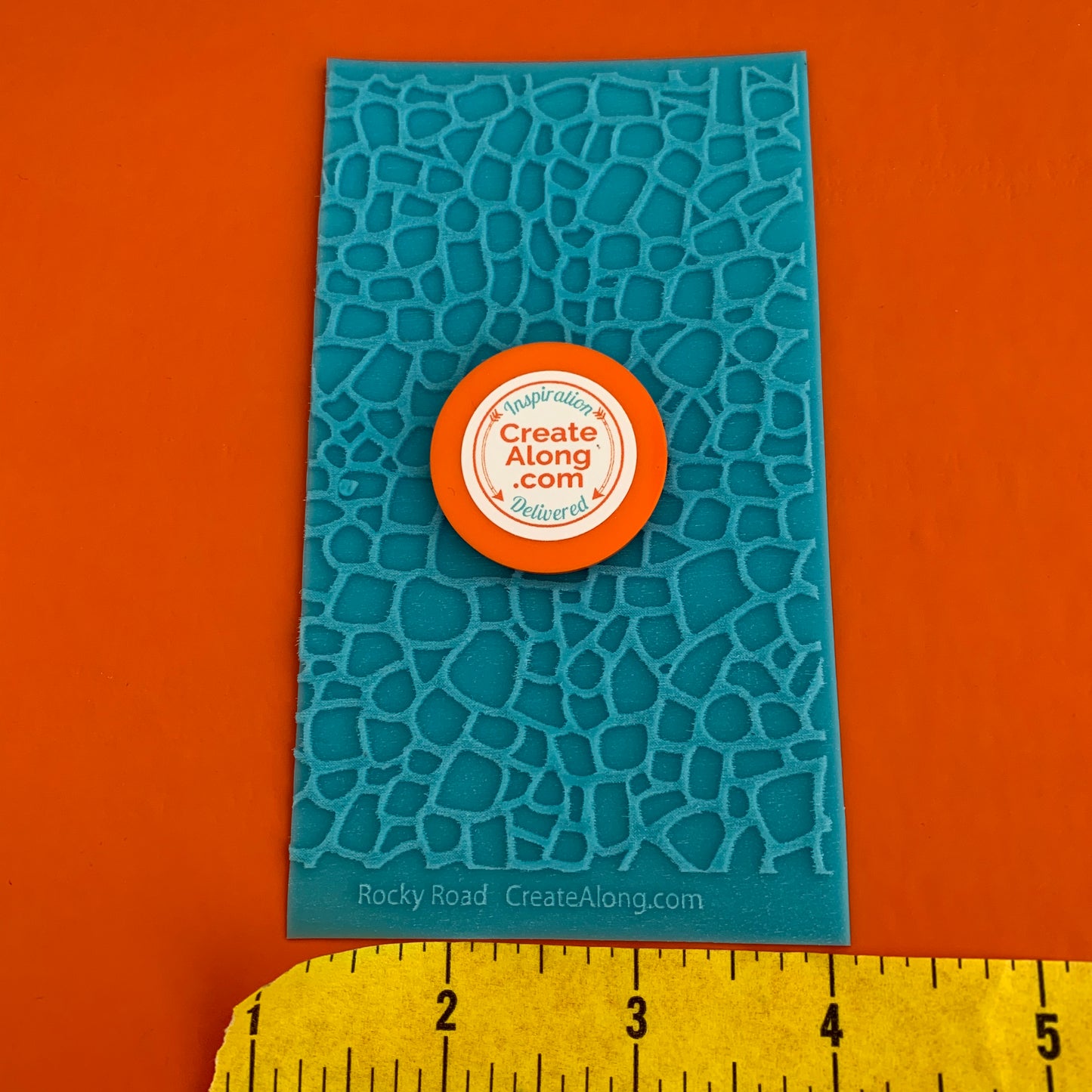 Rocky Road cobblestones Fairy door DIYTexture Mat Silicone rubber Stamp for polymer clay paper Gelli plate and resin