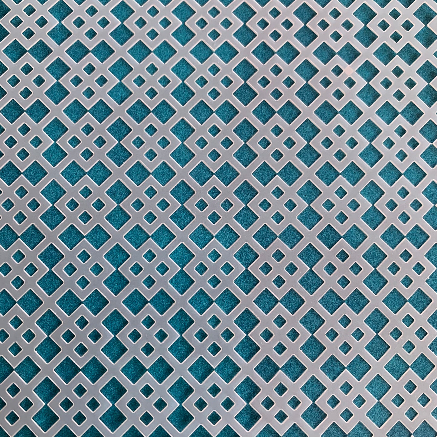 Checkered Blocks Checkers design Mylar Stencil texture sheets for polymer clay earrings art jewelry mixed media