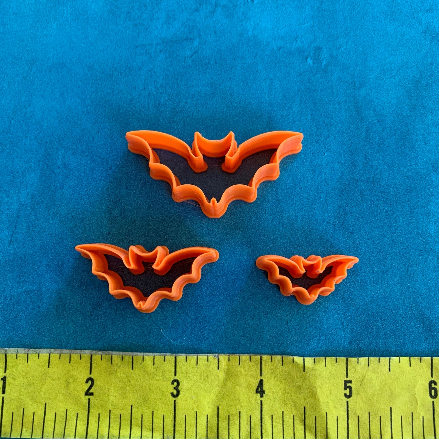 Fancy Flying Bats Polymer clay Cutter set for polymer art jewelry Halloween earring cutters