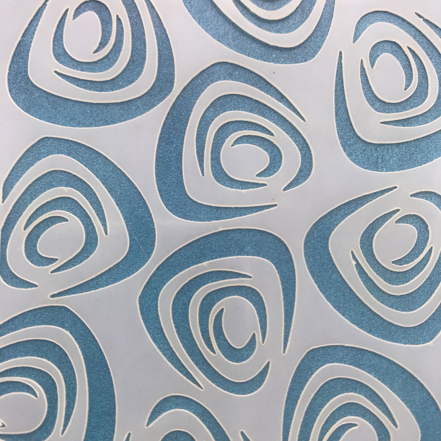 Rose Garden Mylar Stencil texture sheet for polymer clay
