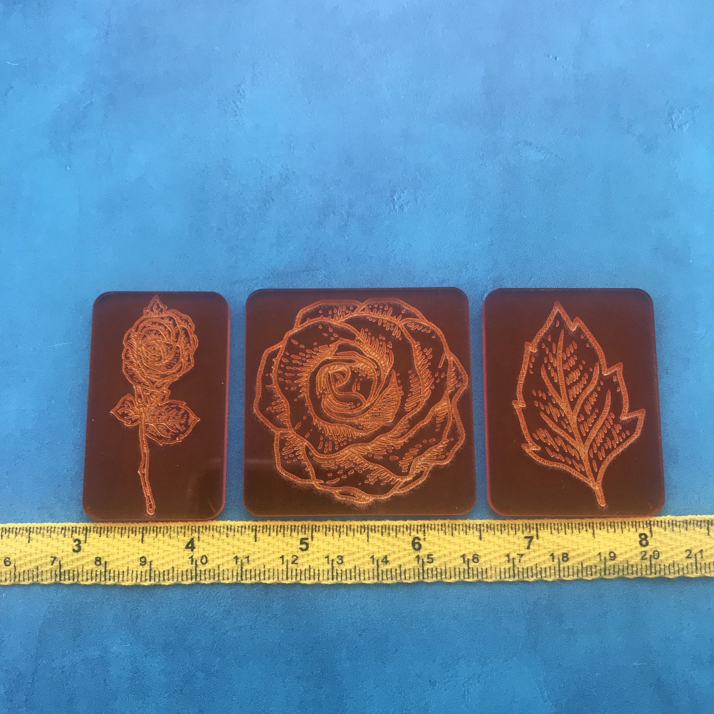 Garden Dreams Deco Disc Stamp and Texture Pattern Designs for polymer clay