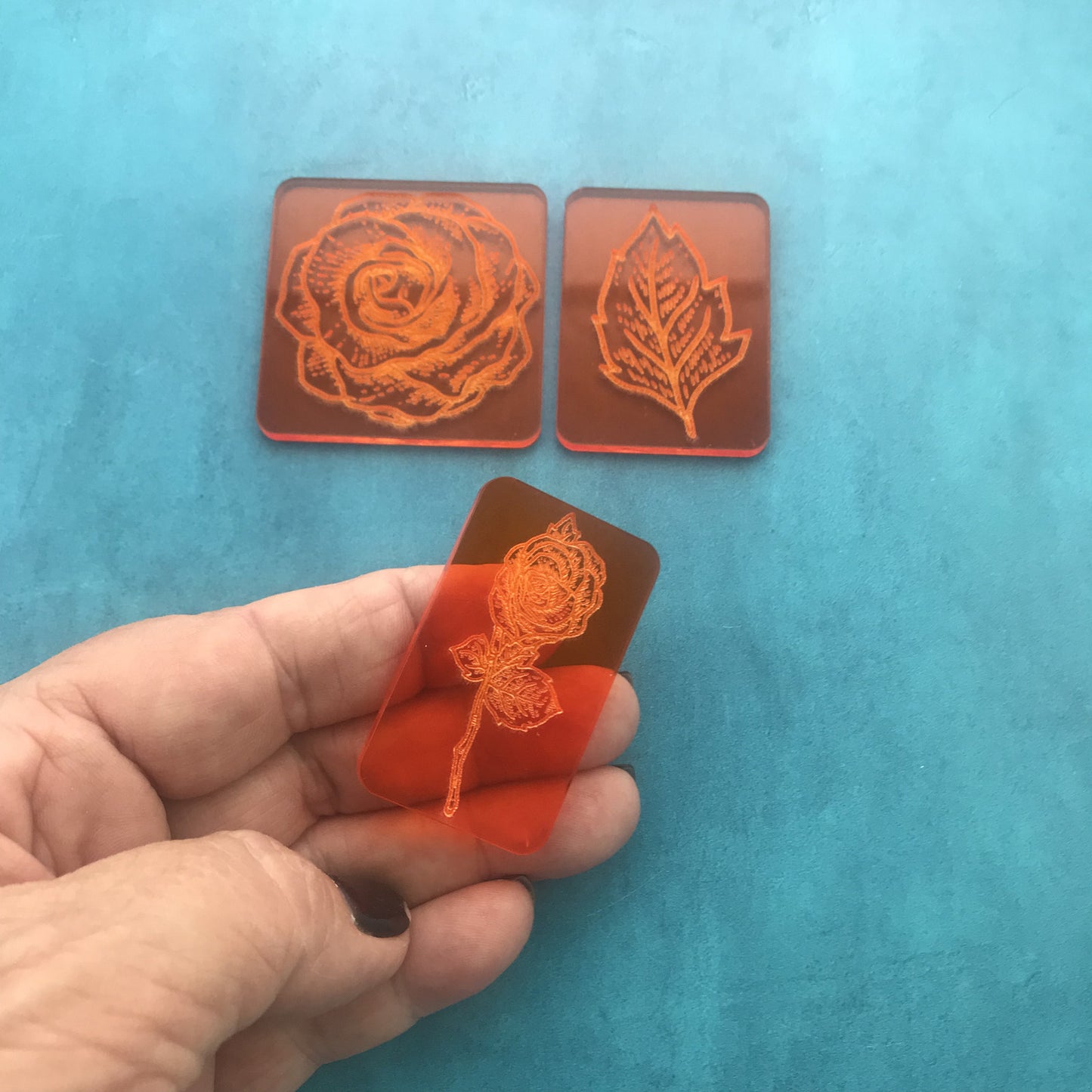Garden Dreams Deco Disc Stamp and Texture Pattern Designs for polymer clay