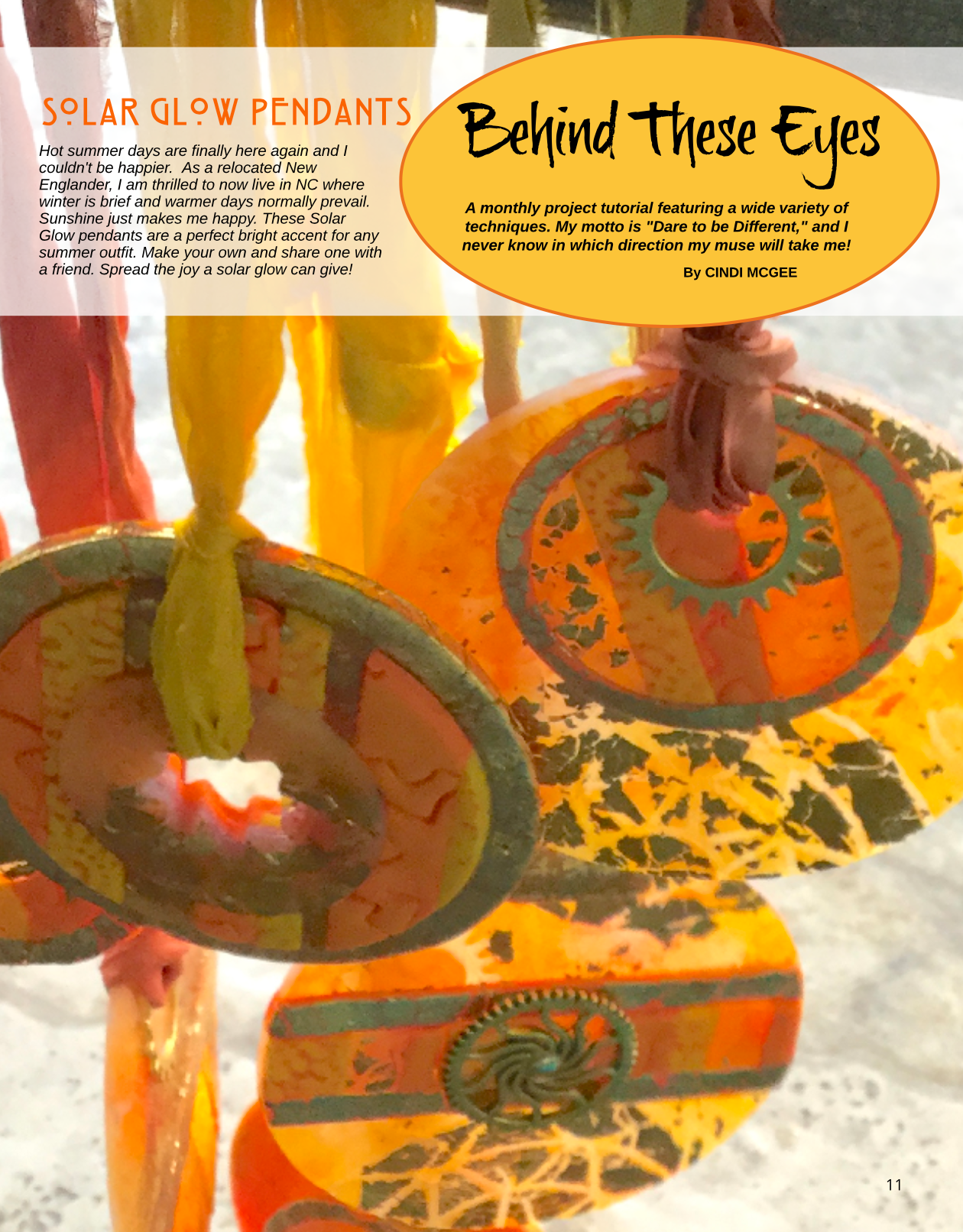 Celestial - DIGITAL July 2020 Passion for Polymer clay magazine- PDF download