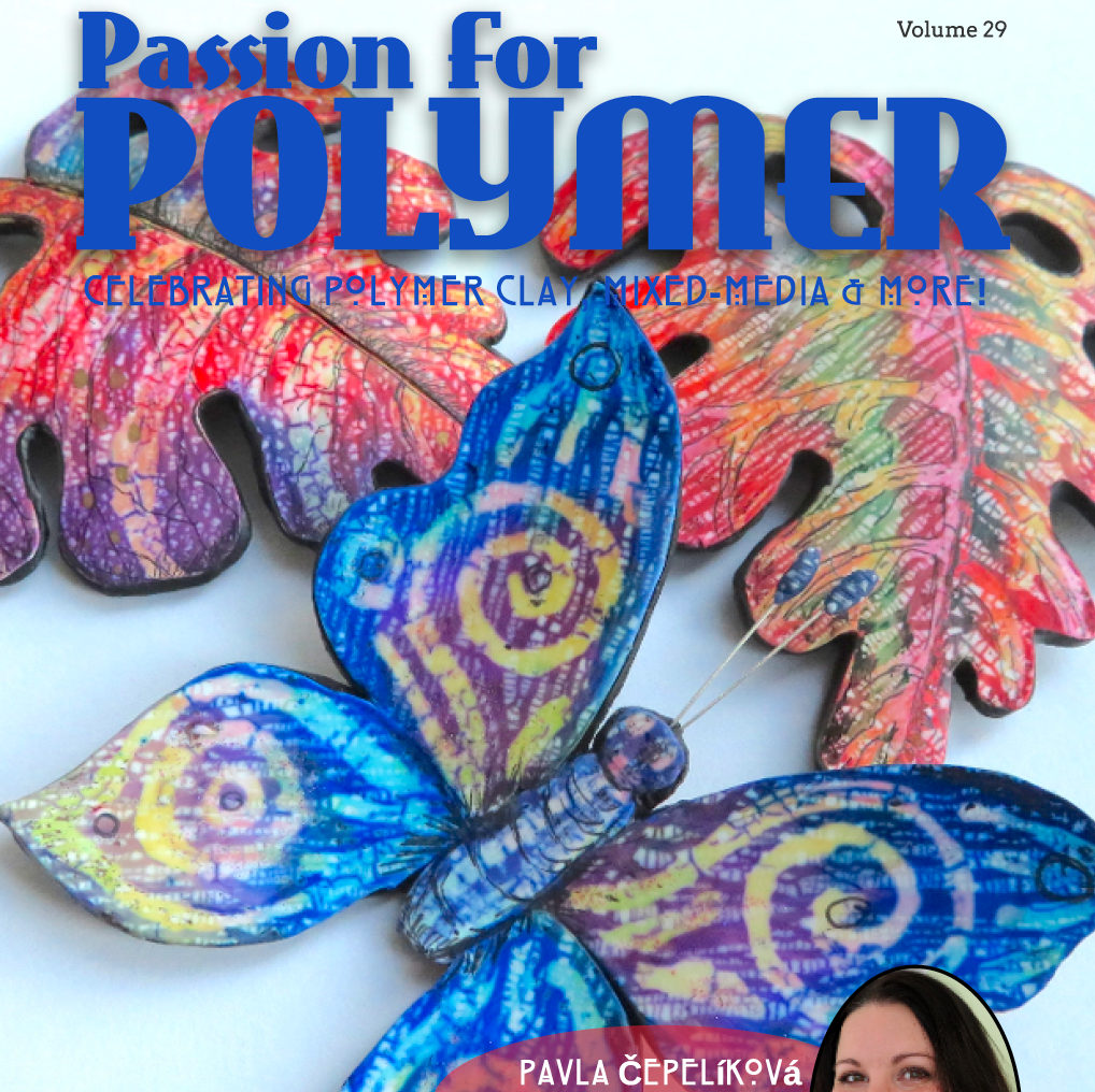 STAMPS & INKS - DIGITAL August 2021 Passion for Polymer clay magazine- PDF download