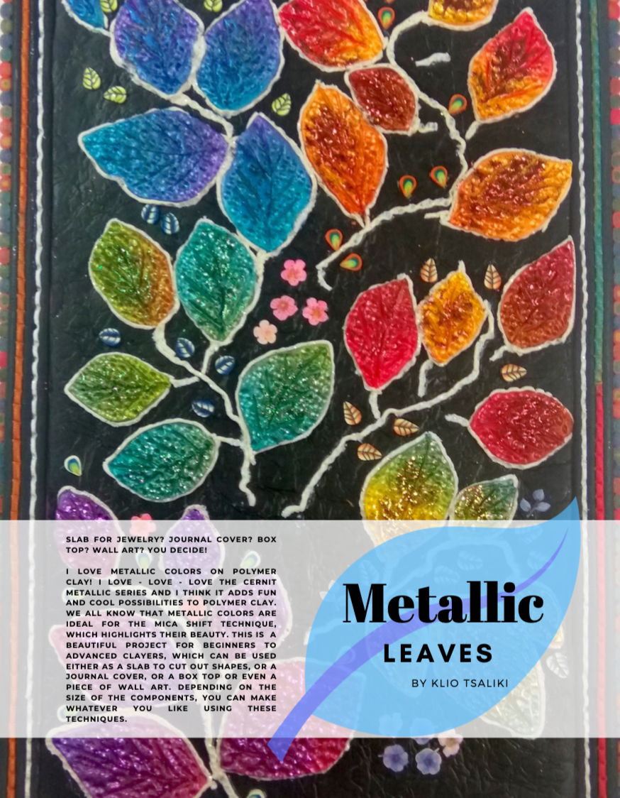 Metallic & Pearl Effect Tutorials Magazine: November 2021 Passion for Polymer Clay DIGITAL Downloadable PDF