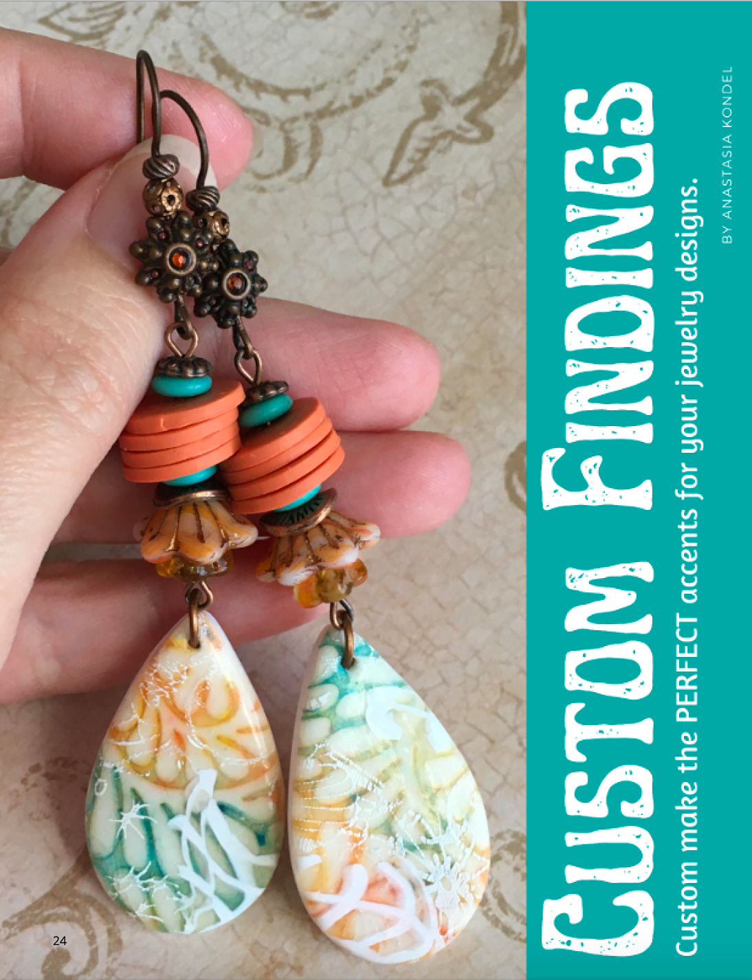Polymer Clay Components Tutorials Magazine: January 2022 Passion for Polymer Clay DIGITAL Downloadable PDF