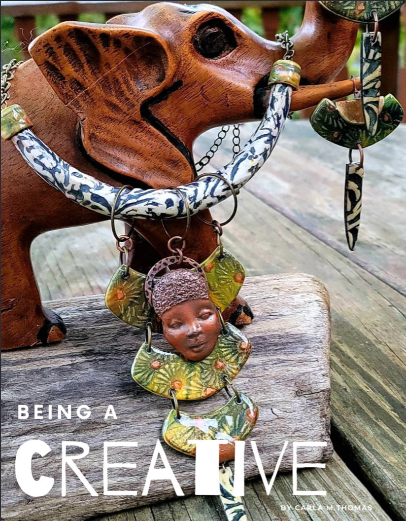 Around the World Inspired Tutorials Magazine: February 2022 Passion for Polymer Clay DIGITAL Downloadable PDF
