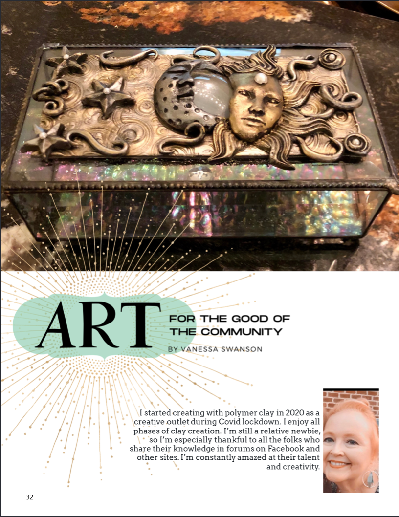 Around the World Inspired Tutorials Magazine: February 2022 Passion for Polymer Clay DIGITAL Downloadable PDF