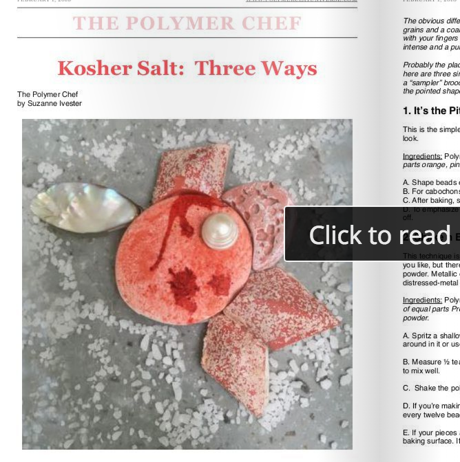5 Polymer Clay Tutorials in PCU February 2018 Monthly Magazine - Polymer Clay TV tutorial and supplies