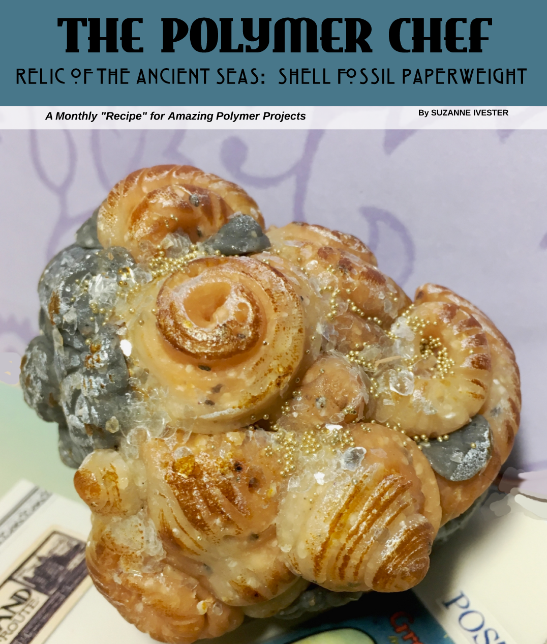 August Passion for Polymer clay magazine- DIGITAL PDF download - Polymer Clay TV tutorial and supplies
