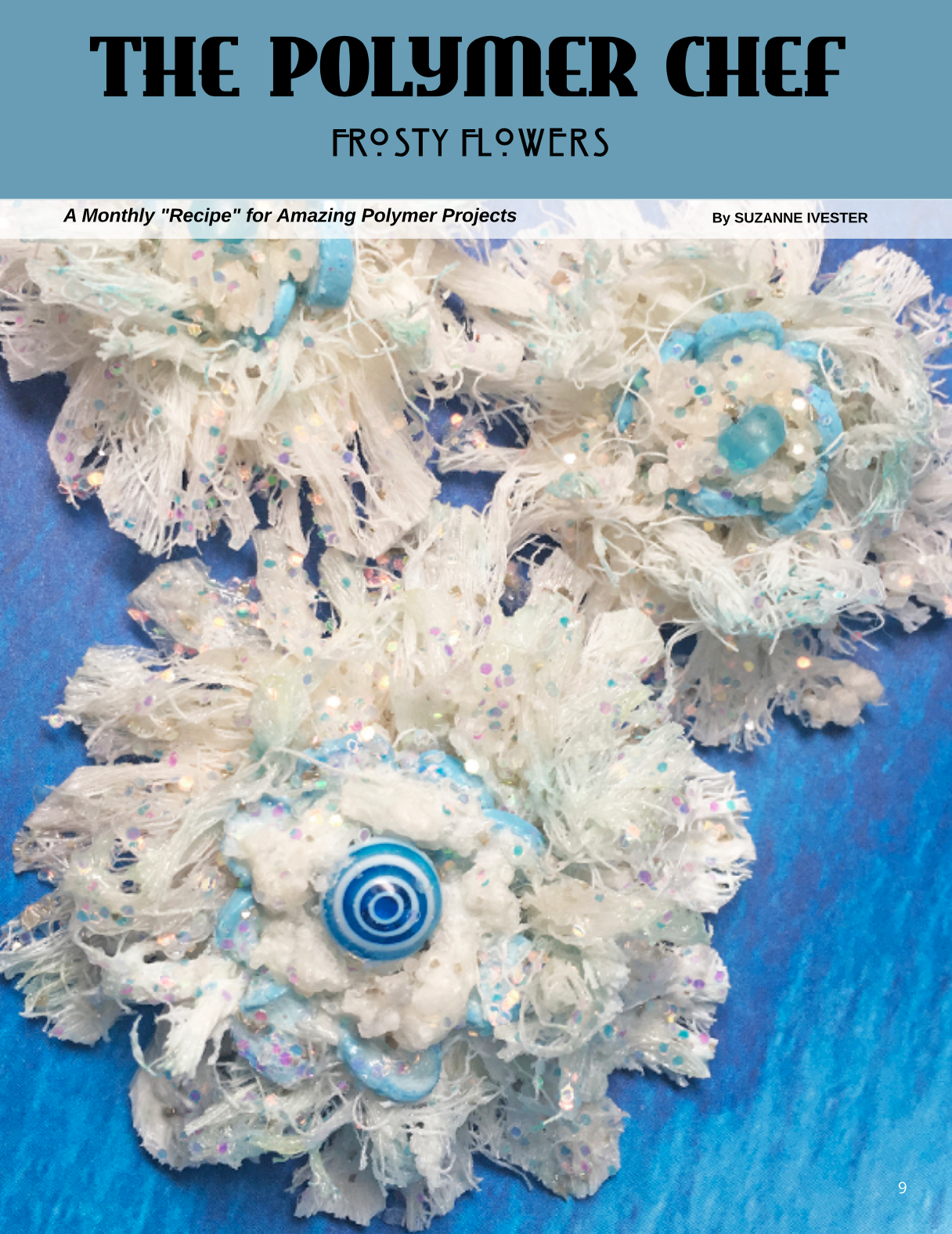 January 2020 Passion for Polymer clay magazine- DIGITAL PDF download - Polymer Clay TV tutorial and supplies