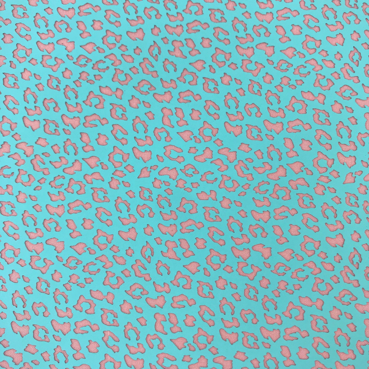 Silkscreen Stencil Snow Leopard Cheetah For Polymer Clay And Mixed Media Overall Design