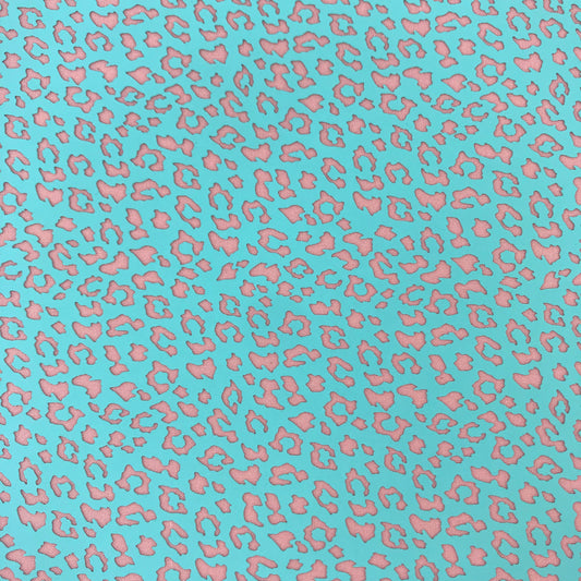 Silkscreen Stencil Snow Leopard Cheetah For Polymer Clay And Mixed Media Overall Design