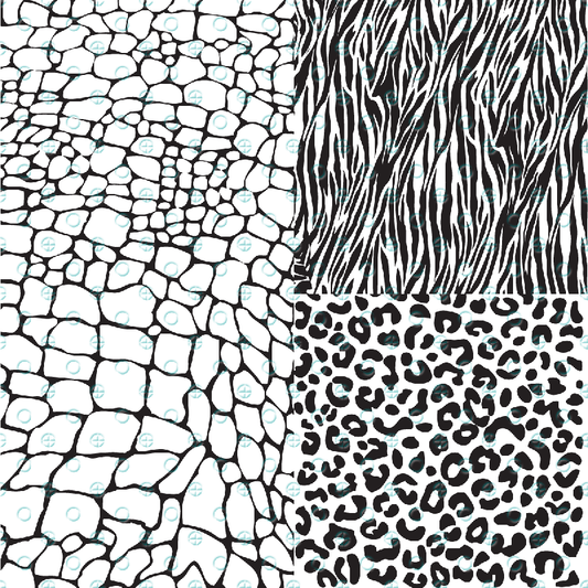 Silkscreen Stencil Wild Things for Polymer Clay and Mixed Media - Polymer Clay TV tutorial and supplies