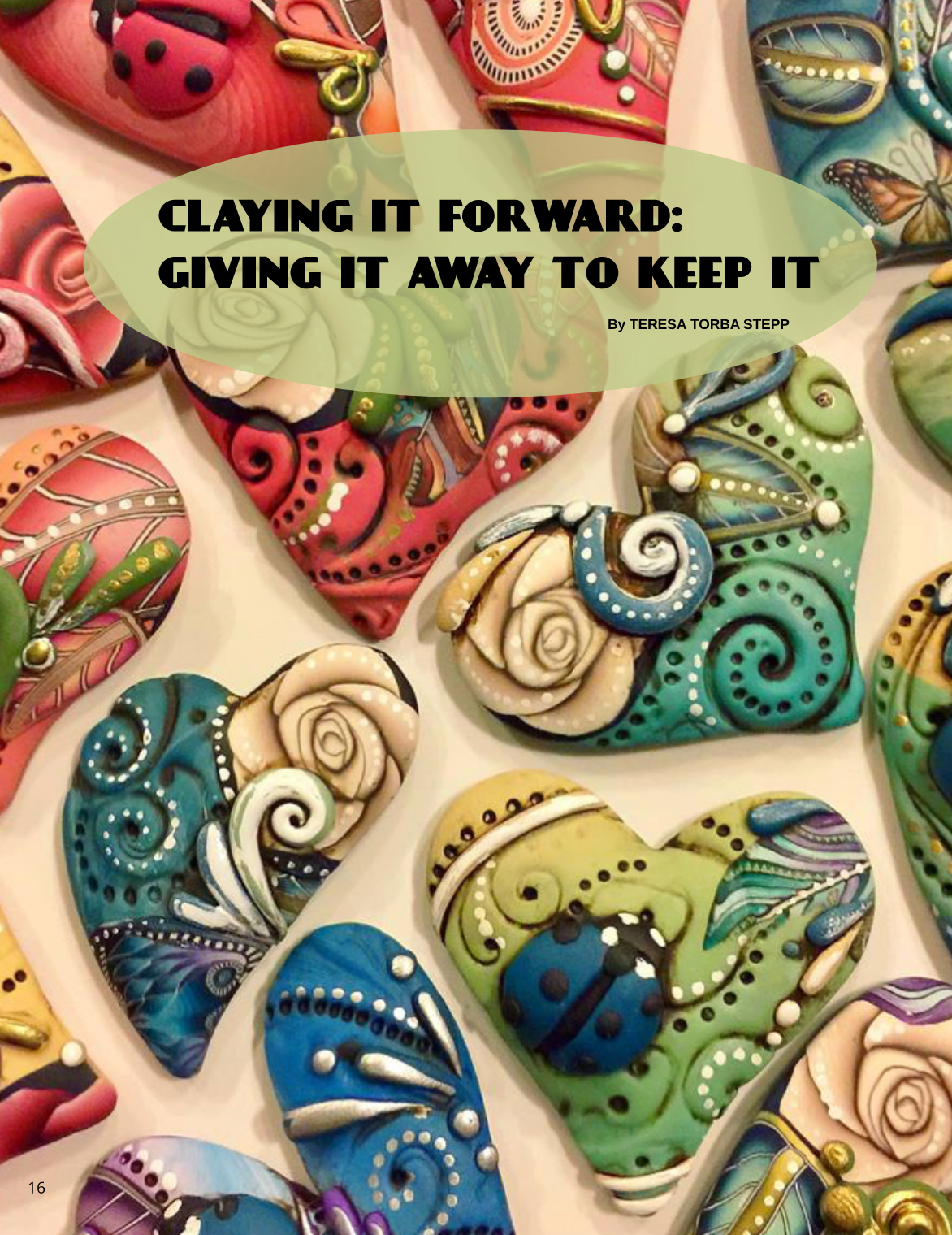 DIGITAL September 2019 Passion for Polymer polymer clay magazine pdf download - Polymer Clay TV tutorial and supplies