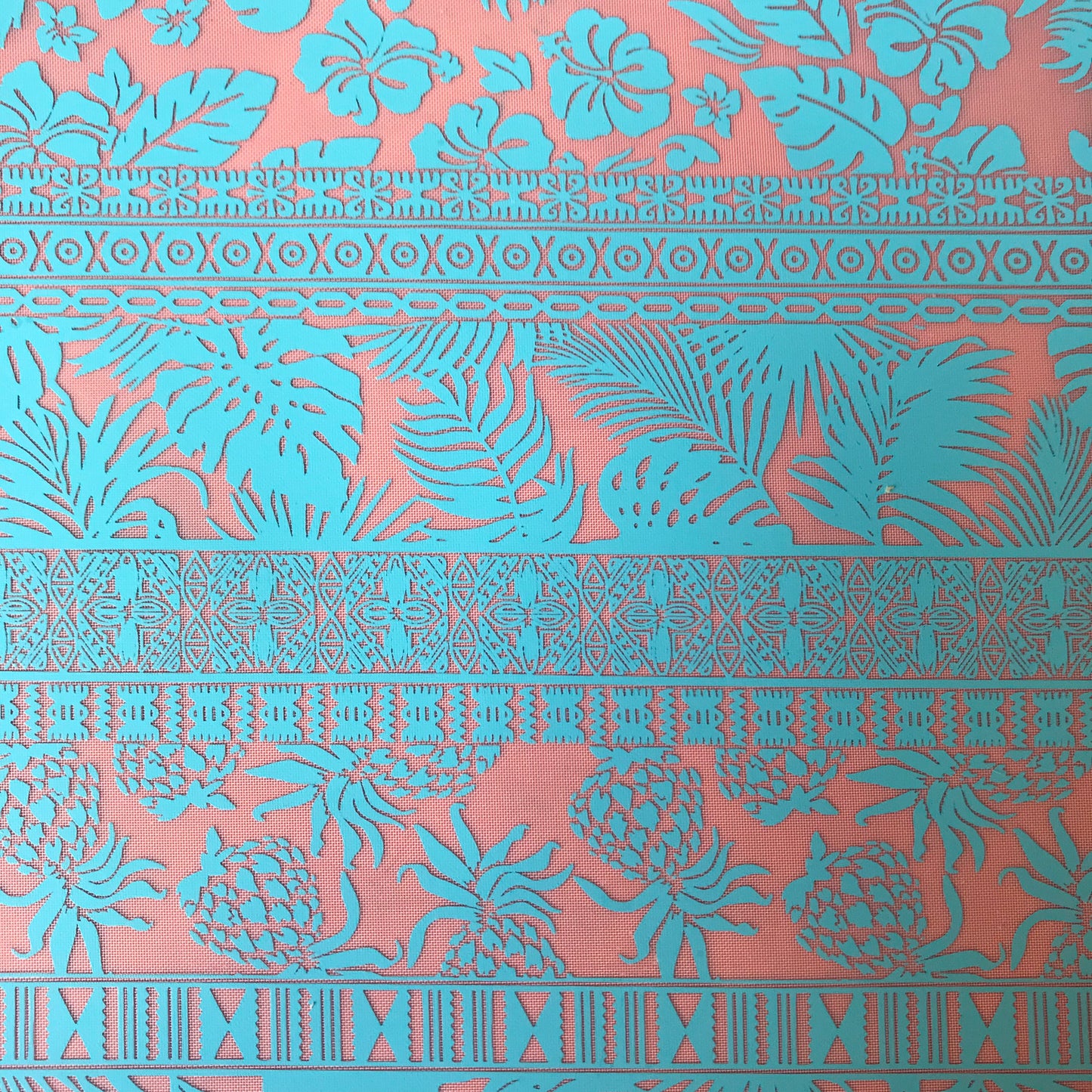 Tropical Vibe Silkscreen Stencil For Polymer Clay DIY
