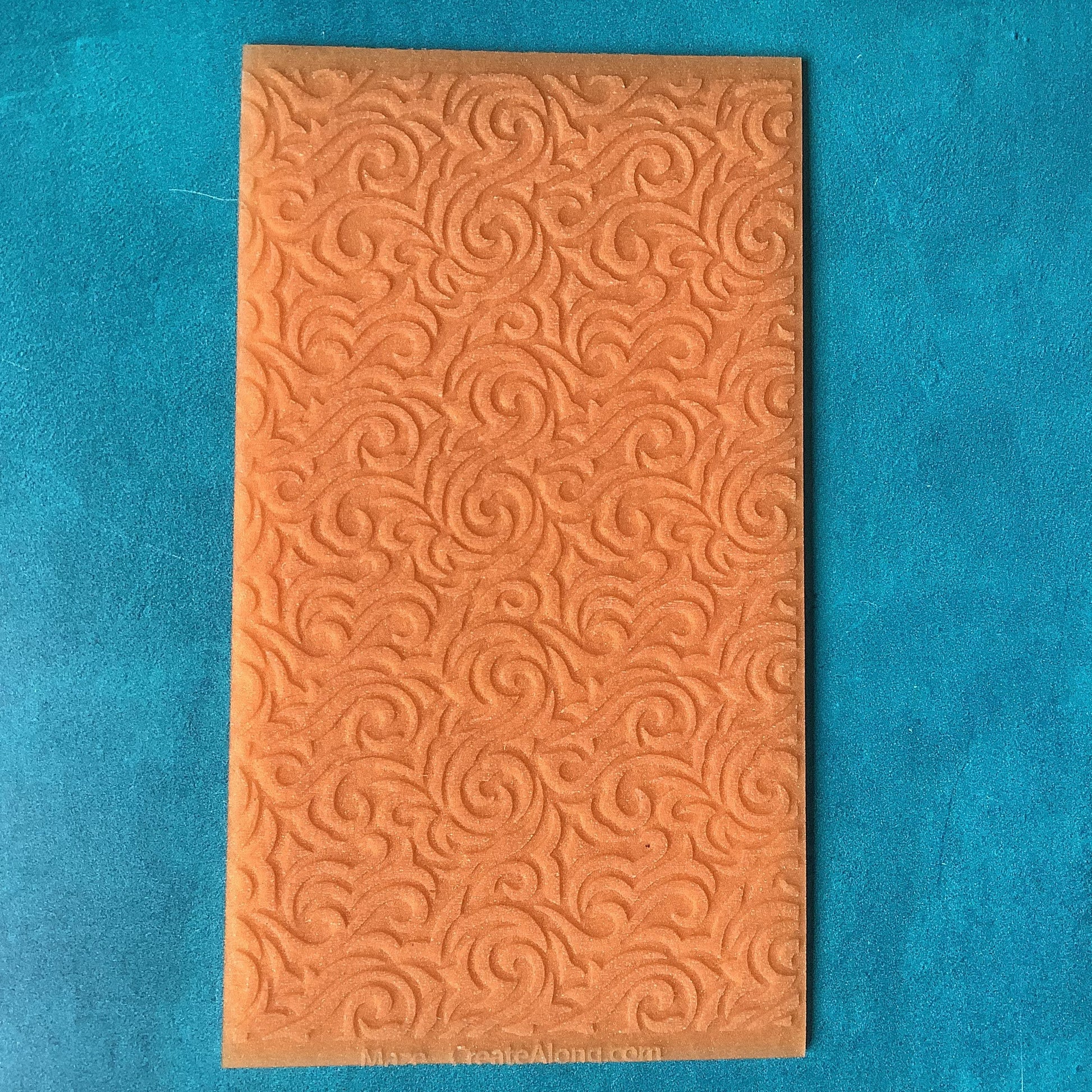 Maze Texture Stamp Mat Silicone rubber for polymer clay paper Gelli plate and resin