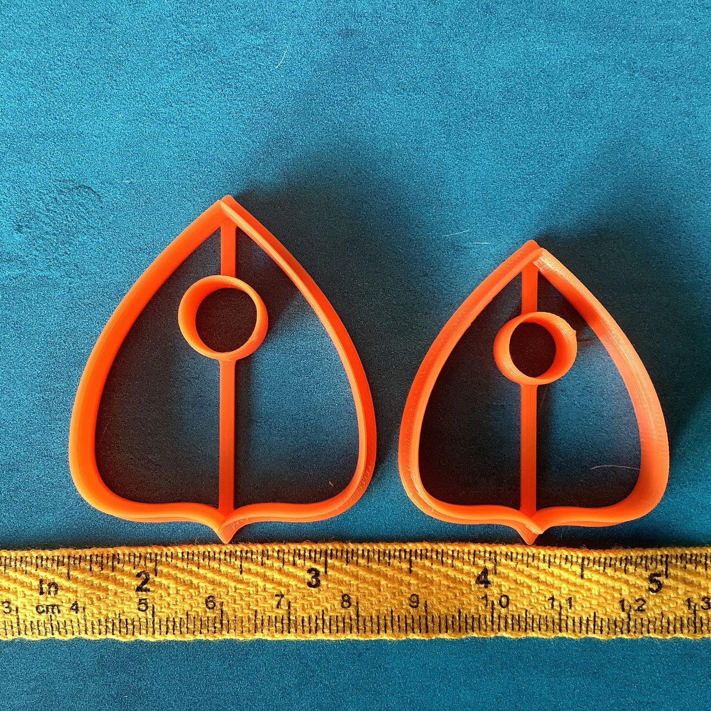Planchette Jewelry Sized set of 2 Cutters for Polymer Clay and Mixed Media DIY