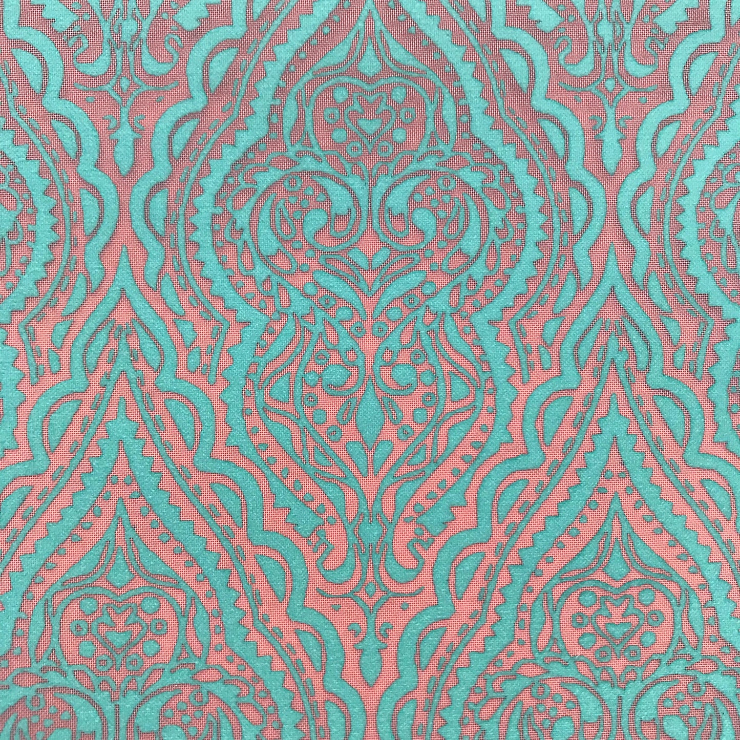 Indian Carpet Boho Scallop Silkscreen for Polymer Clay and Mixed Media