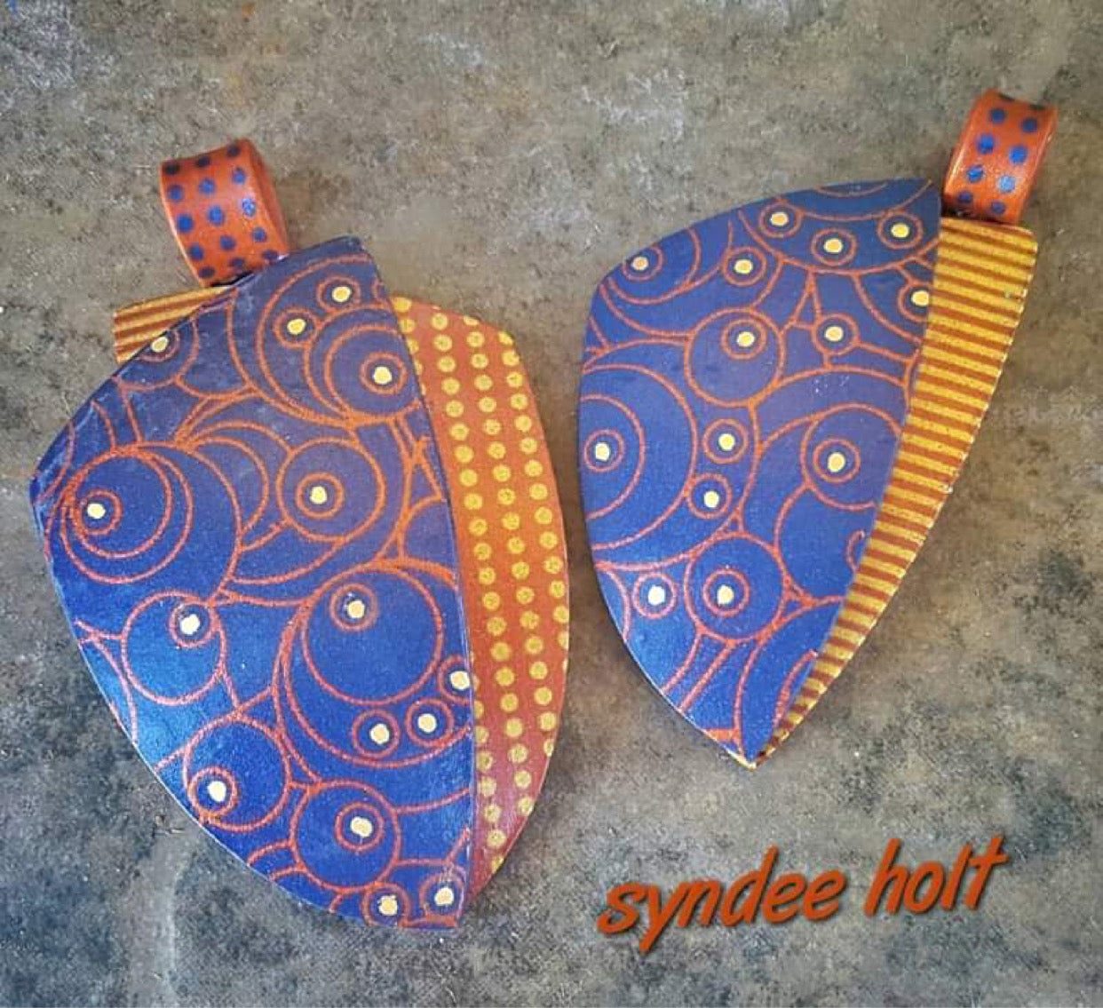 Syn’s #7 Circles Rectangles mod geometric Silkscreen For Crafting Polymer Clay + Mixed Media