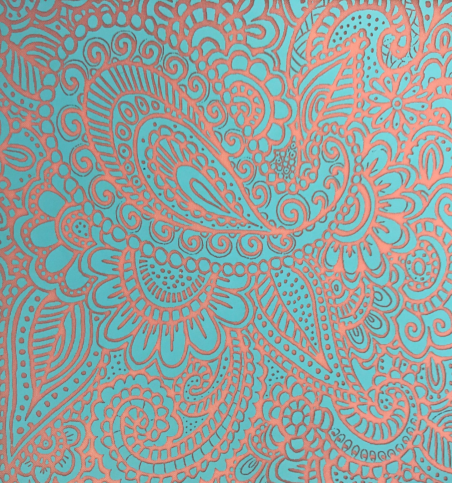 Paisley Garden Party Silkscreen SLAB Stencil