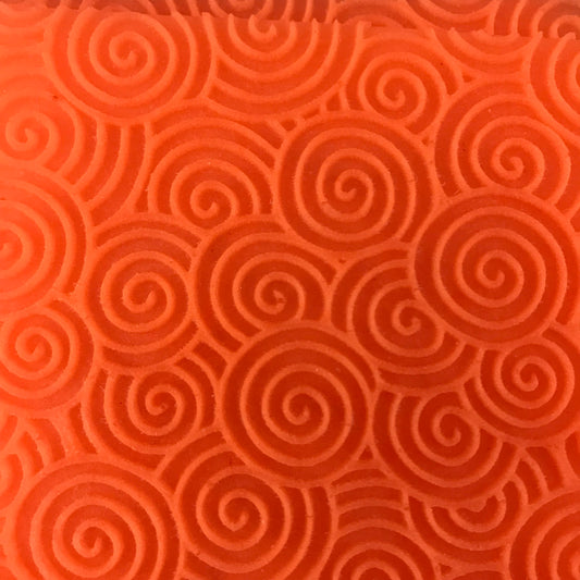 Texture Sheet Celestial Spirals cloud Design for polymer clay and mixed media stamping