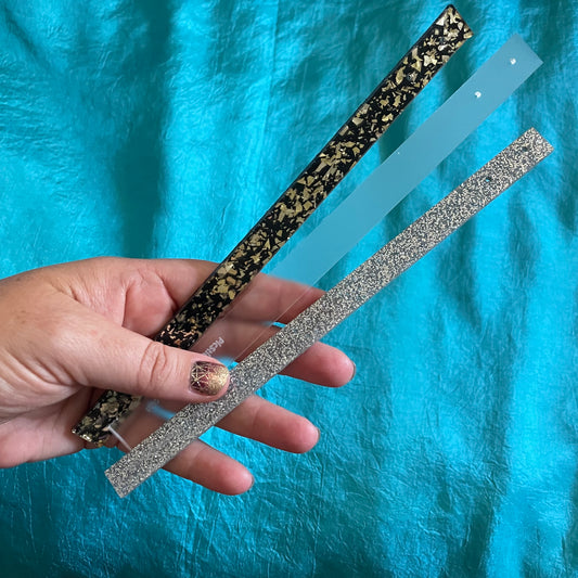 PicStics set of 3 photo prop hygienic tools for photo and video for earrings Pic Sticks