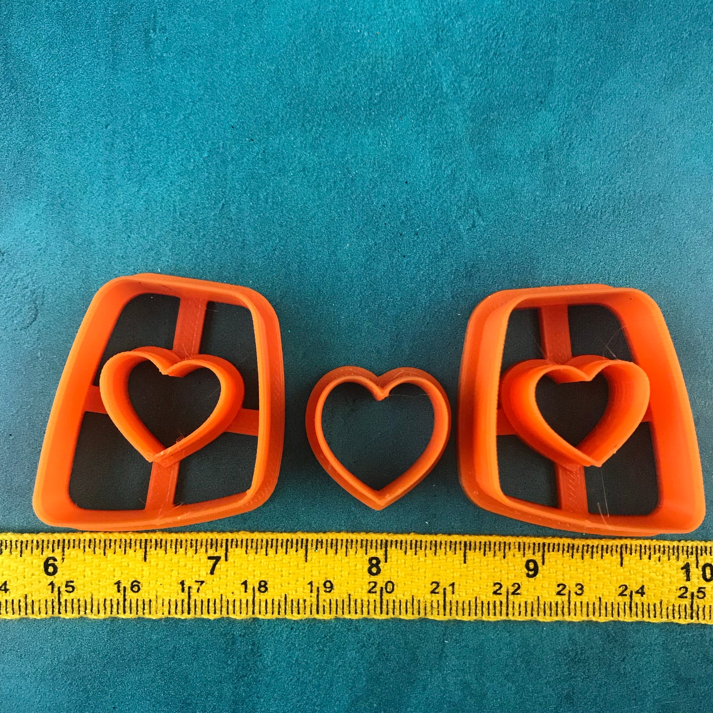 Heart’s Desire Earring Valentine's Day donut polymer clay earrings cutter set