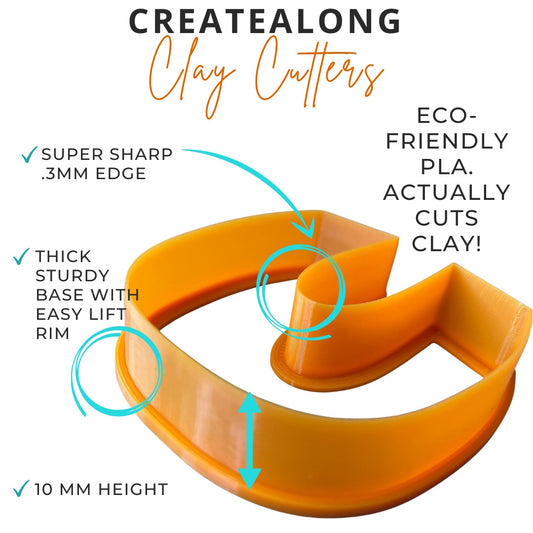 Perfect Graduated Circles basics polymer clay cutter set of 5