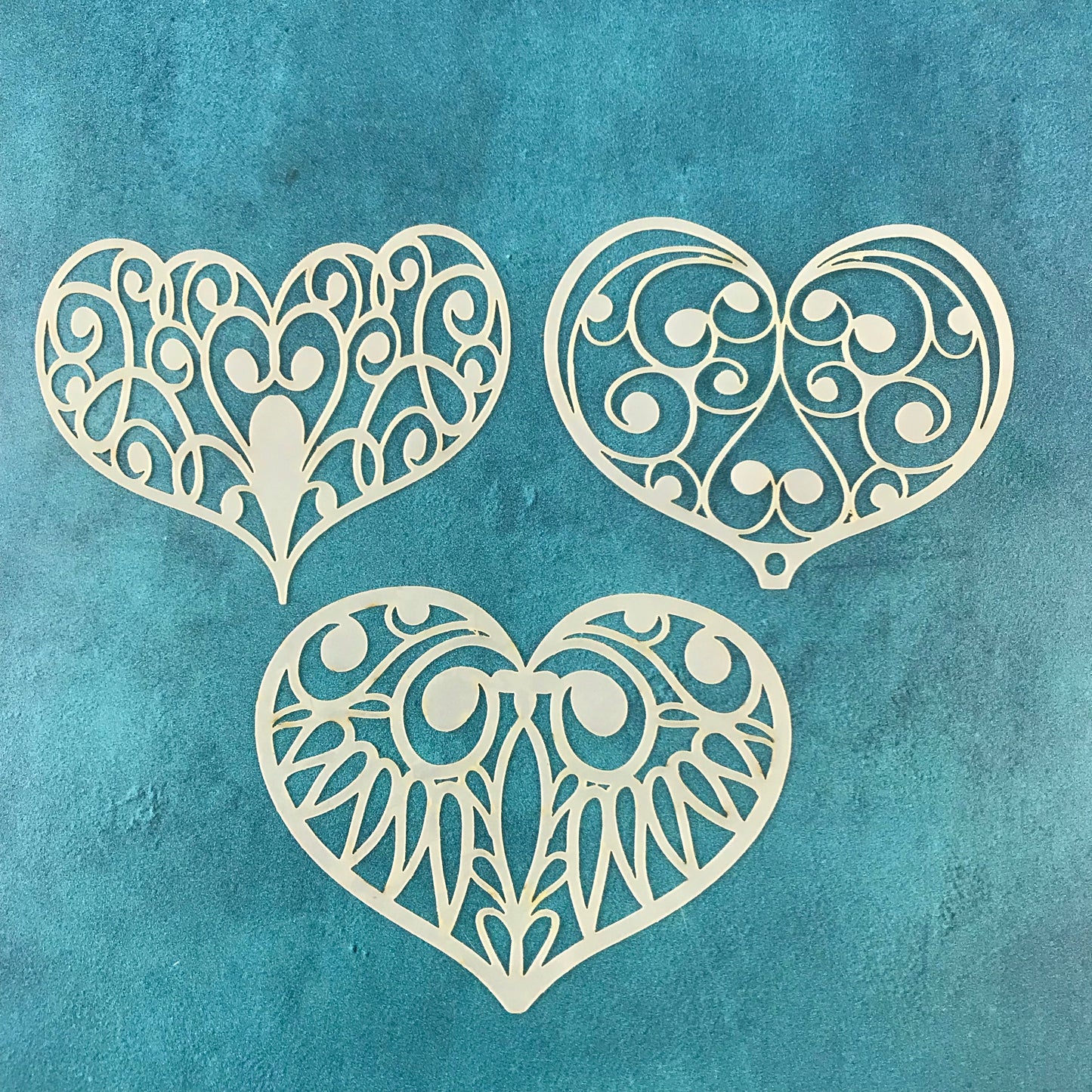 Intimacy Valentines Day Mylar Stencil texture sheets for polymer clay earrings art jewelry mixed media