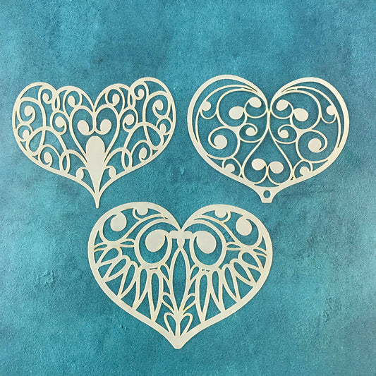 Intimacy Valentines Day Mylar Stencil texture sheets for polymer clay earrings art jewelry mixed media