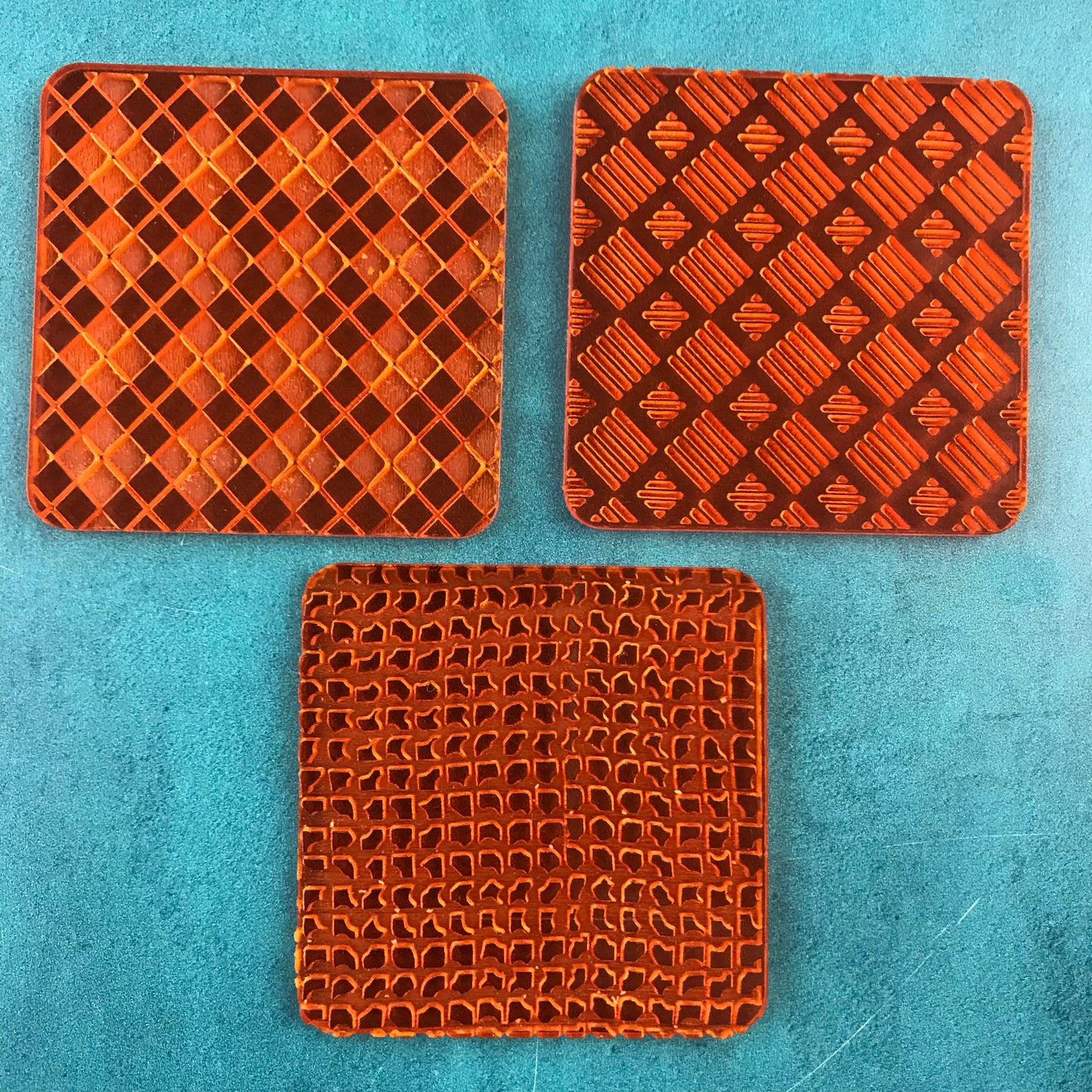Potent Patterns Deco Disc Stamp and Texture Pattern Designs for polymer clay
